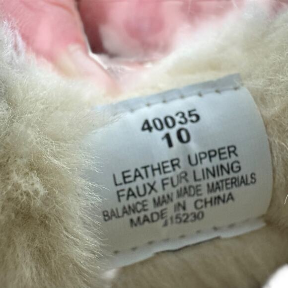 Minnetonka Gray Suede Leather Hard Sole Faux Fur Lined Bootie Slippers Size 10 - Picture 8 of 8